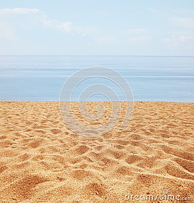 Beach sand background Stock Photo