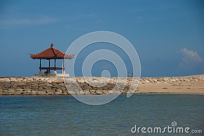 Beach of Sanur Stock Photo