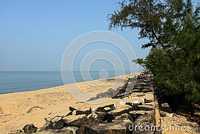 Beach side photo Stock Photo