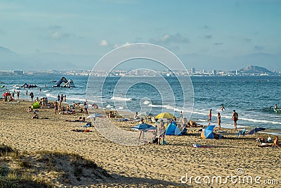 Beach Editorial Stock Photo