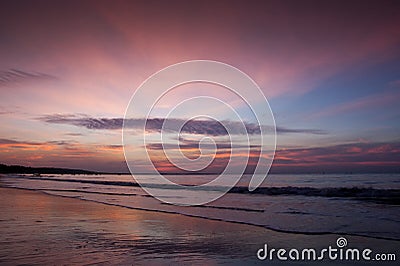 Beach Sunrise Stock Photo