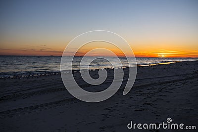 Beach Sunset 7 Stock Photo