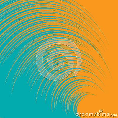 Beach surf waves background Vector Illustration