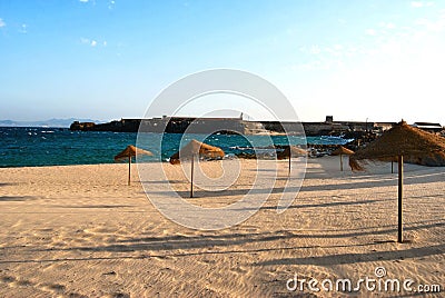 Beach of Tarifa - Spain Stock Photo