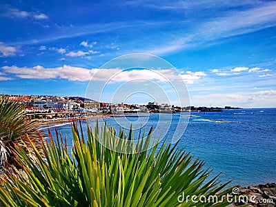 Beach in Teneriffa Stock Photo