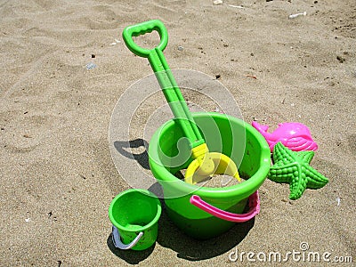 Beach Toys Stock Photo