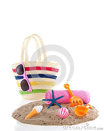 Beach toys Stock Photo