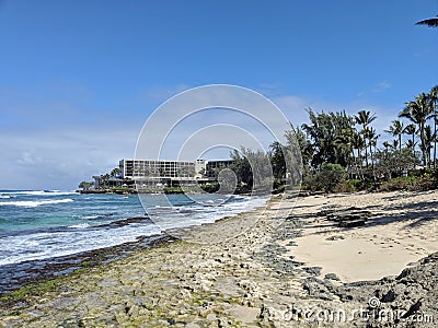 Beach at Turtle Bay Editorial Stock Photo