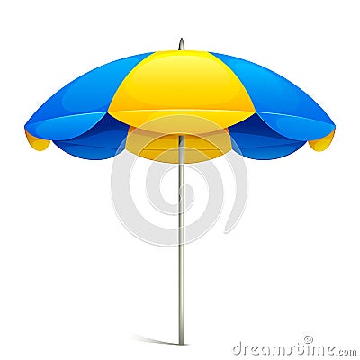 Beach Umbrella Vector Illustration