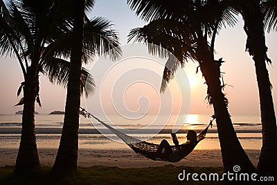 Beach vacations Stock Photo