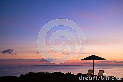 The beach of Vassilikos in Zakynhtos Greece Stock Photo