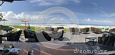 Beach View Hotel Editorial Stock Photo