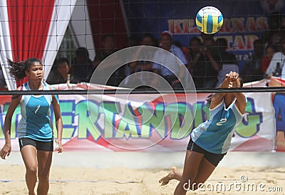 Beach volley Editorial Stock Photo