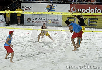 Beach volleyball Editorial Stock Photo