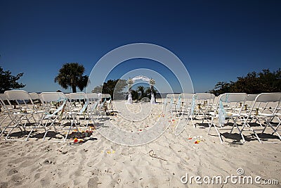 Beach wedding Stock Photo