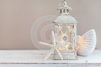 Beach wedding interior decor Stock Photo