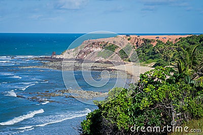 Beaches of Brazil - Pipa, Rio Grande do Norte Stock Photo