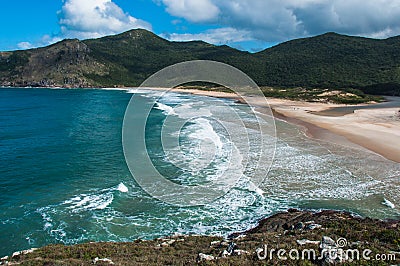 Beaches in florianopolis island, in South Brazil Stock Photo