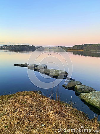 Beaches, west coast of norway Stock Photo