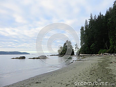 Beaches of the West coast Trail, Vancouver island, British Columbia, Canada Stock Photo