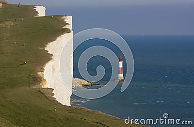 Beachy Head Lighthouse Stock Photo