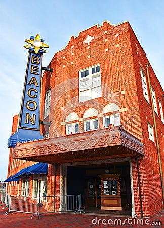 Beacon Theatre in Hopewell, VA, USA Editorial Stock Photo