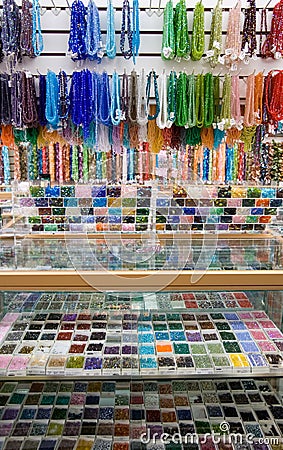 Bead Store Stock Photo