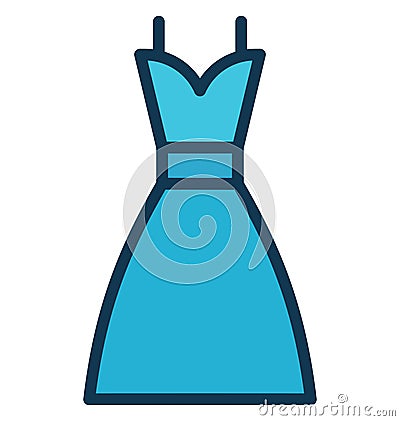 Beaded halter Isolated Vector Icon that can be easily modified or edit Vector Illustration