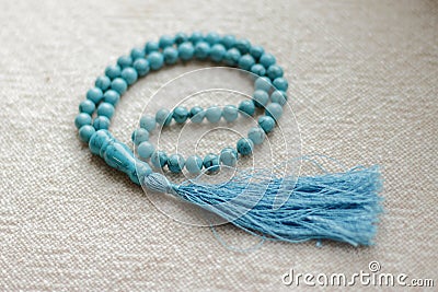 Beads of turquoise 108 items Stock Photo