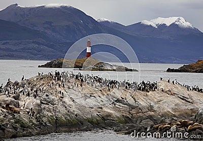 Beagle Channel - Tierra del Fuego Stock Photo