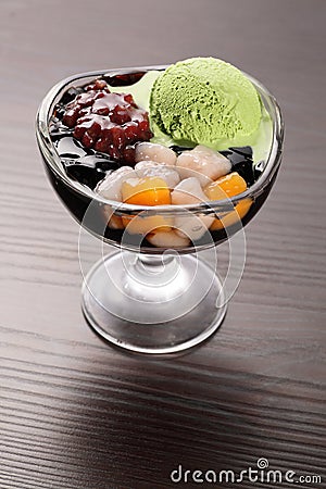 Bean jelly desserts Stock Photo