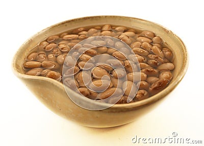 Beans bowl. Stock Photo