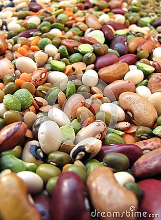 Beans closeup Stock Photo