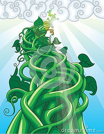 Beanstalk Vector Illustration