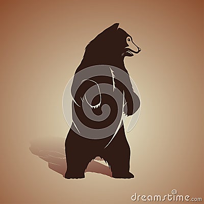 Bear icon Stock Photo