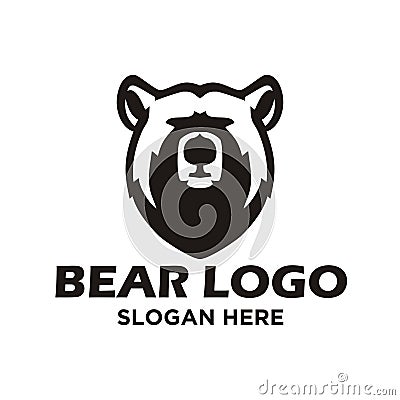 Bear logo design inspiration eps Vector Illustration