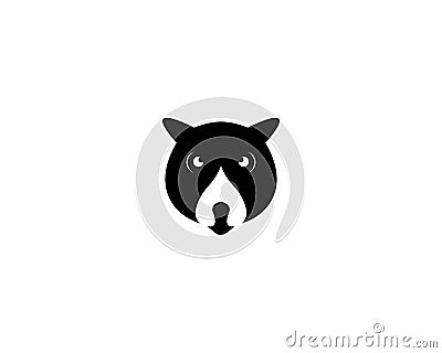 Bear logo template Vector Illustration