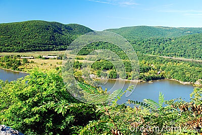 Bear Mountain and Hudson Valley View Editorial Stock Photo