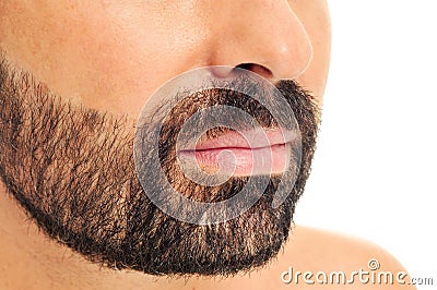 Bearded young man Stock Photo