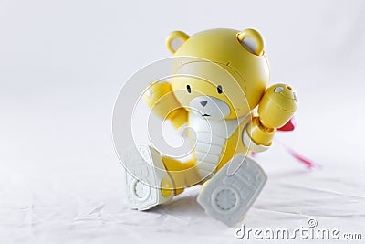 Beargguy san on white isolated background Editorial Stock Photo