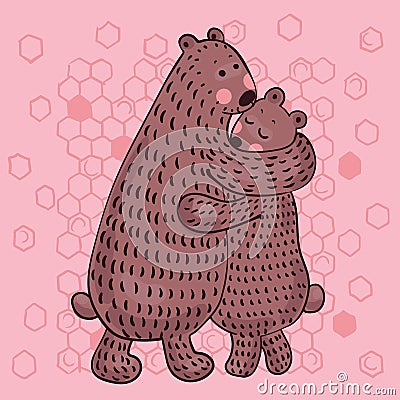 Bears Cartoon Illustration