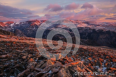 Beartooth pass Stock Photo