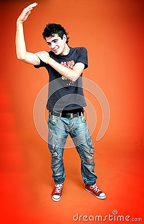 Beat it! Stock Photo