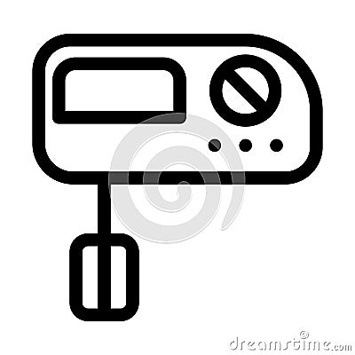Beater line vector icon which can easily modify or edit Vector Illustration