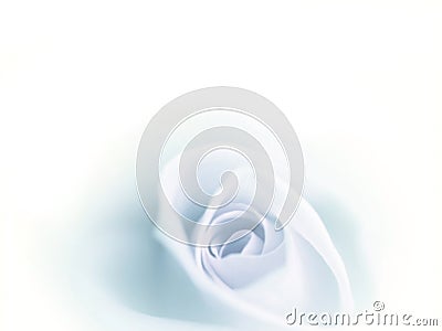 Beatiful blur blue rose faded on white background. Stock Photo