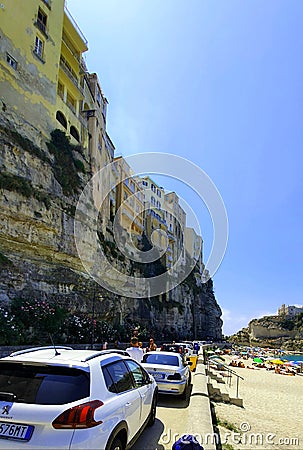 Beatiful Calabria Tropea, Italy paradise Editorial Stock Photo