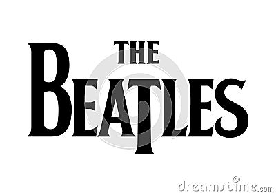The Beatles Logo Editorial Stock Photo