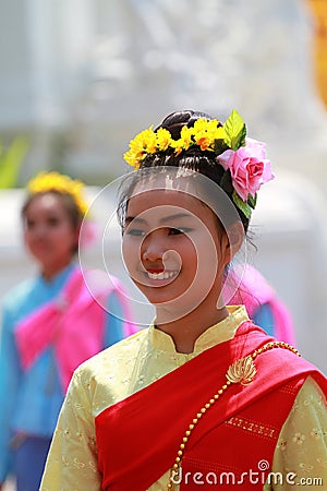 Beaultiful Thai girl Editorial Stock Photo