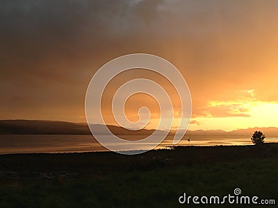 Beauly Firth Sunset Stock Photo