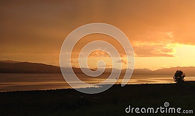 Beauly Firth Sunset Stock Photo